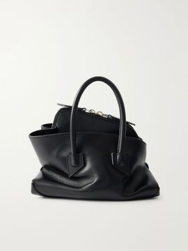THE ATTICO La Passeggiata mini asymmetric leather top-handle bag