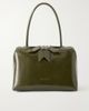 THE ATTICO L'Altra Di Milano crinkled patent-leather shoulder bag - 1
