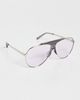 The Attico The Attico Amelia Sunglasses White Gold/Silver One - 4