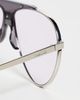 The Attico The Attico Amelia Sunglasses White Gold/Silver One - 5