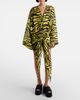 The Attico The Attico Animal-print cotton muslin minidress - 2