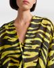The Attico The Attico Animal-print cotton muslin minidress - 3