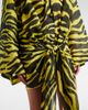 The Attico The Attico Animal-print cotton muslin minidress - 4