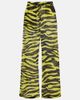 The Attico The Attico Animal-print cotton muslin wide-leg pants - 1