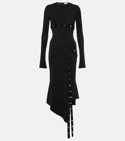 The Attico The Attico Asymmetric midi dress