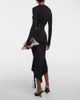 The Attico The Attico Asymmetric midi dress - 3