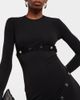 The Attico The Attico Asymmetric midi dress - 4