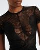 The Attico The Attico Belted lace minidress - 3