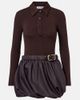 The Attico The Attico Belted polo dress - 1