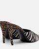 The Attico The Attico Betta zebra-print calf hair mules - 3