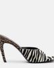 The Attico The Attico Betta zebra-print calf hair mules - 5