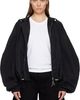 The Attico The Attico Black Bomber Jacket - 1