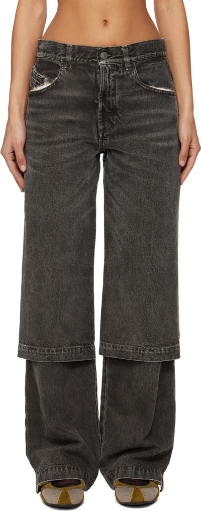 The Attico The Attico Black Long Jeans