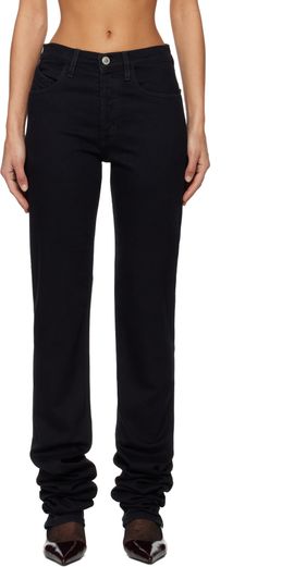 The Attico The Attico Black Washed Stretch Jeans