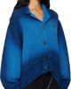 The Attico The Attico Blue Sprayed Wool Cashmere Cardigan - 2