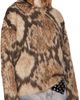 The Attico The Attico Brown Brushed Hoodie - 2