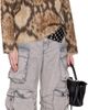 The Attico The Attico Brown Brushed Hoodie - 4