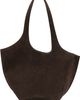 The Attico The Attico Brown La Scoop Shoulder Bag - 1