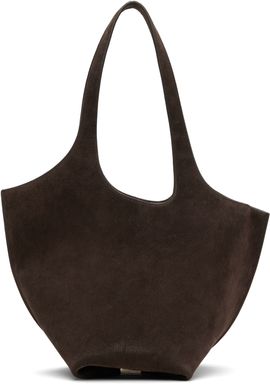 The Attico The Attico Brown La Scoop Shoulder Bag