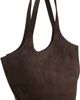 The Attico The Attico Brown La Scoop Shoulder Bag - 3
