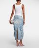 The Attico The Attico Cargo denim midi skirt - 3