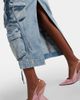 The Attico The Attico Cargo denim midi skirt - 6