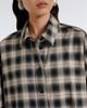 The Attico The Attico Checked asymmetric cotton shirt - 3