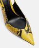 The Attico The Attico Cheope 105 embossed leather wedges - 5