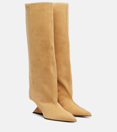 The Attico The Attico Cheope 105 suede knee-high boots
