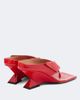 The Attico The Attico Cheope patent leather thong sandals - 3