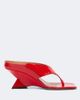 The Attico The Attico Cheope patent leather thong sandals - 5