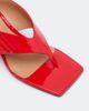 The Attico The Attico Cheope patent leather thong sandals - 6