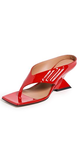 The Attico The Attico Cheope Sandals Red