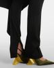 The Attico The Attico Cheope satin slingback wedges - 2
