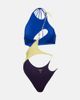 The Attico The Attico Colorblocked cutout swimsuit - 1
