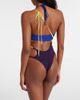 The Attico The Attico Colorblocked cutout swimsuit - 3