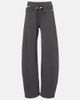 The Attico The Attico Cotton jersey barrel-leg sweatpants - 1