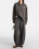 The Attico The Attico Cotton jersey barrel-leg sweatpants - 2