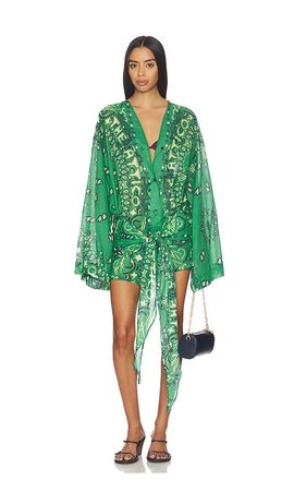 THE ATTICO THE ATTICO Cotton Wrap Dress