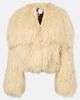 The Attico The Attico Cropped shearling jacket - 1