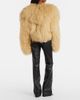The Attico The Attico Cropped shearling jacket - 3