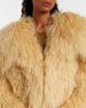 The Attico The Attico Cropped shearling jacket - 4