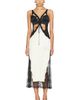 THE ATTICO THE ATTICO Cut Out Lace Midi Dress - 1