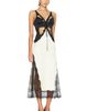 THE ATTICO THE ATTICO Cut Out Lace Midi Dress - 2