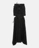 The Attico The Attico Deconstructed denim maxi skirt - 1