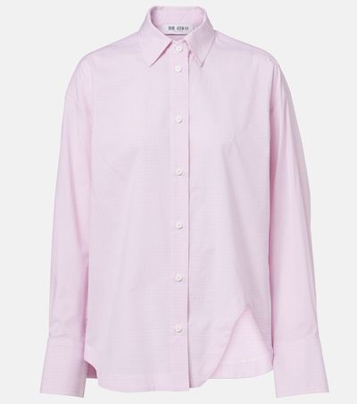 The Attico The Attico Diana oversized checked cotton shirt