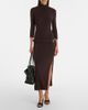 The Attico The Attico Draped open-back jersey midi dress - 2