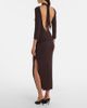 The Attico The Attico Draped open-back jersey midi dress - 6