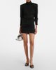 The Attico The Attico Draped turtleneck jersey minidress - 2