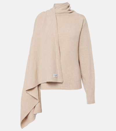 The Attico The Attico Draped wool sweater